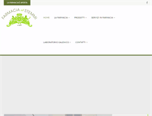 Tablet Screenshot of farmaciastemmi.it